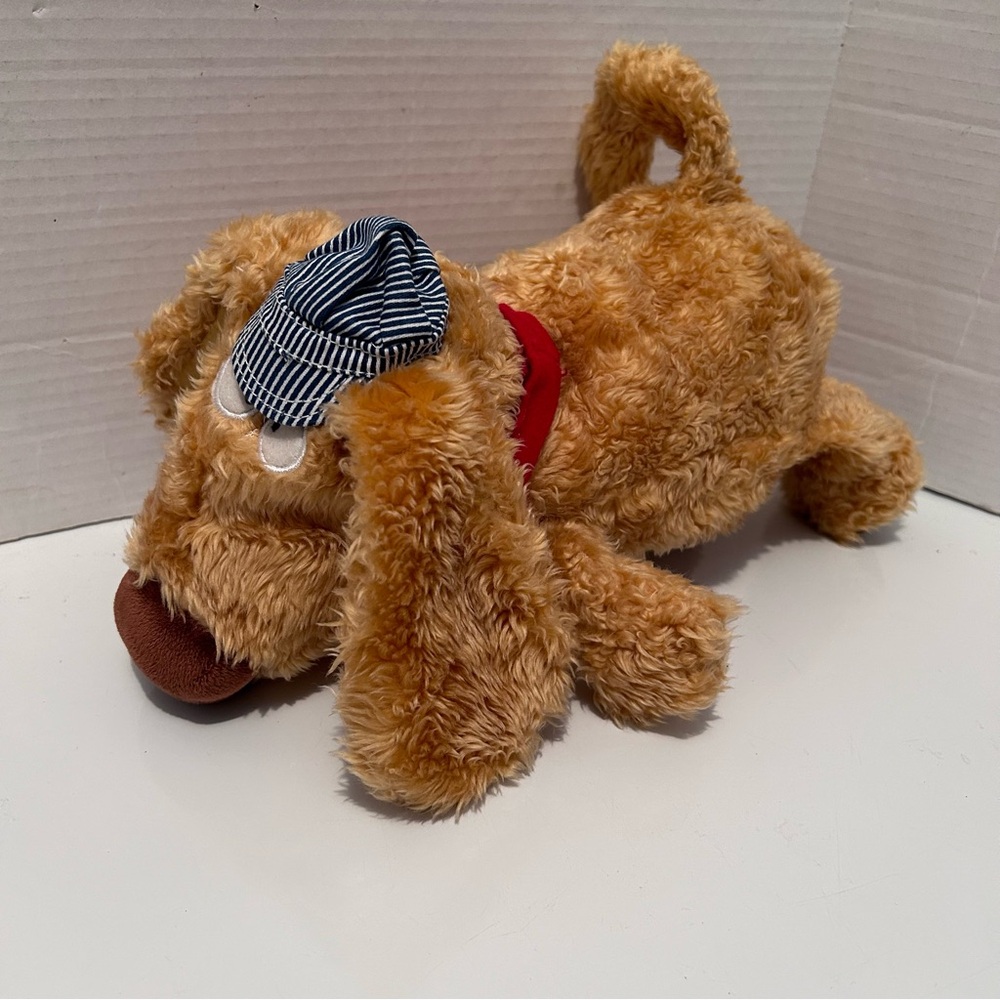 Vintage KOHL'S CARES SANDRA BOYNTON PUPPY DOG TRAIN CONDUCTOR PLUSH TOY